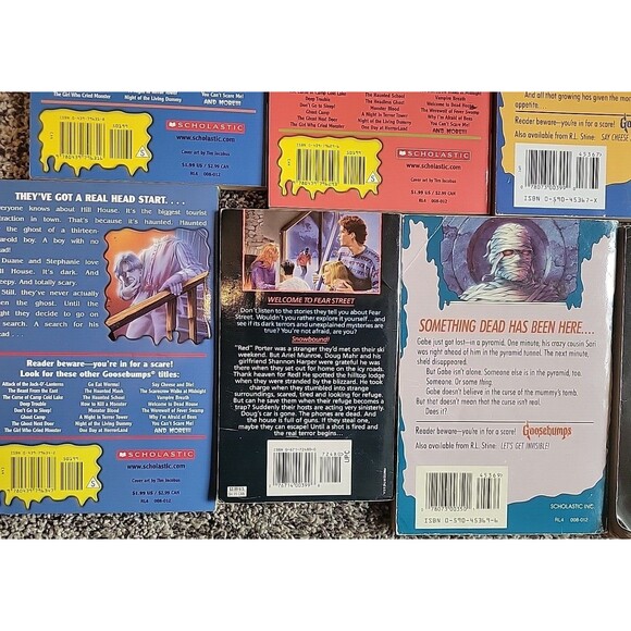Vintage Lot 13 R.L. Stine Fear Street PB Goosebumps Series 2000 Mummy's Tomb - Picture 12 of 14